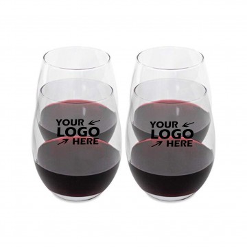 15oz Glass Stemless Wine Glasses